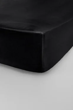 ZACK SATIN Spannbettlaken aus Satin hohe Matratze organisch
